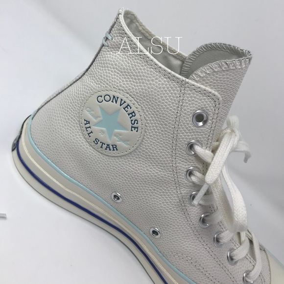 Converse Chuck 70 HI Leather Egret Teal W AUTHENT - Picture 8 of 8